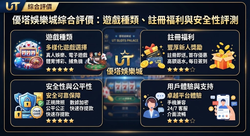 玩前必讀真實評價！即刻掌握優塔娛樂城安全與福利亮點。