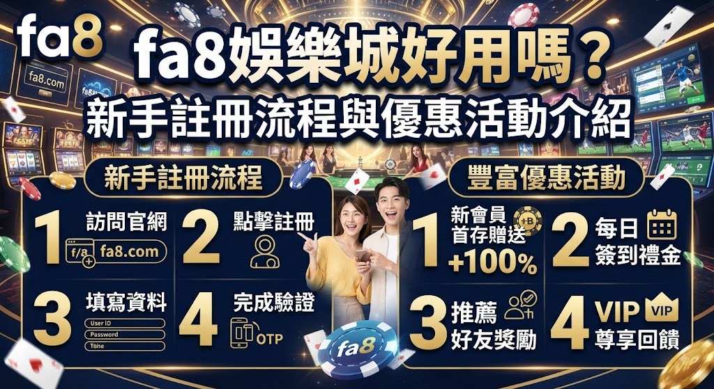 即刻掌握 FA8 真實評價與優惠解析,立即前往體驗!