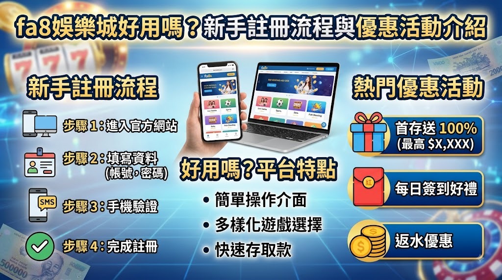 即刻掌握 FA8 真實評價與優惠解析,立即前往體驗!