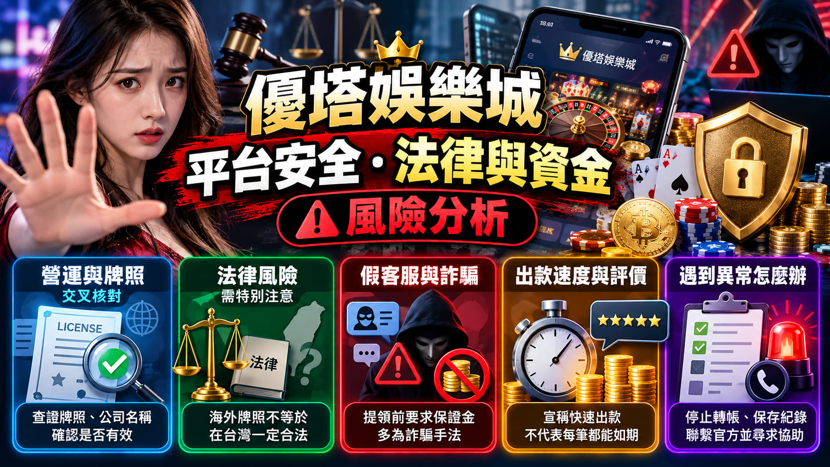 優塔公開常見問題：存提款與錢包操作說明